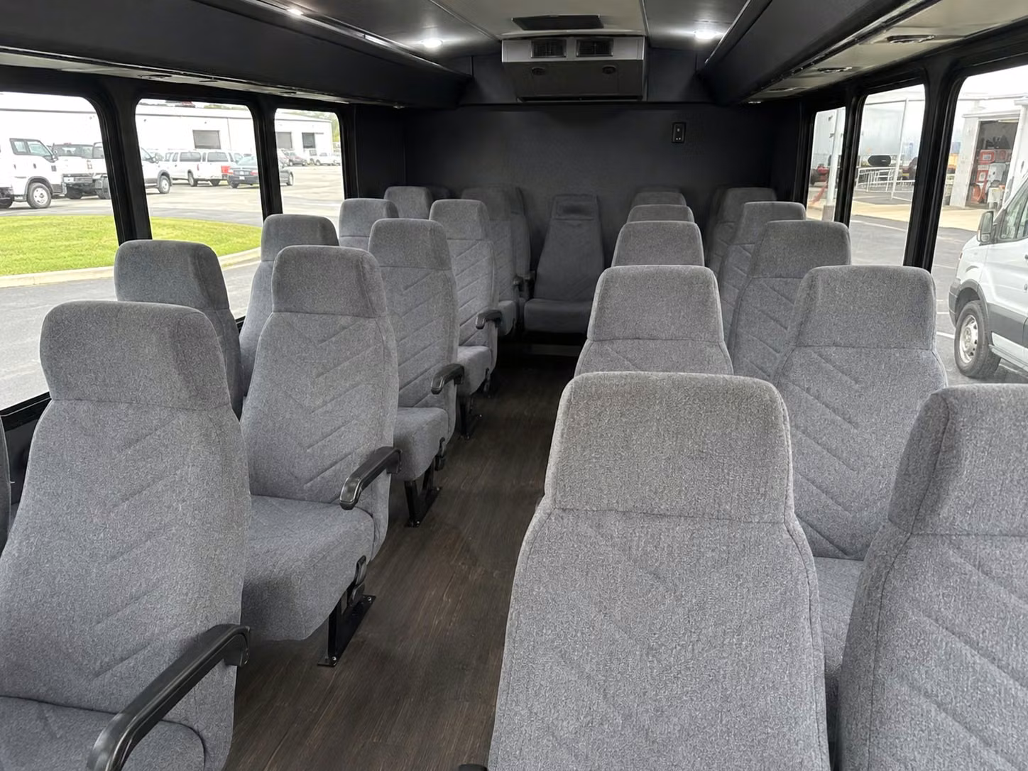 18 passenger minibus interior