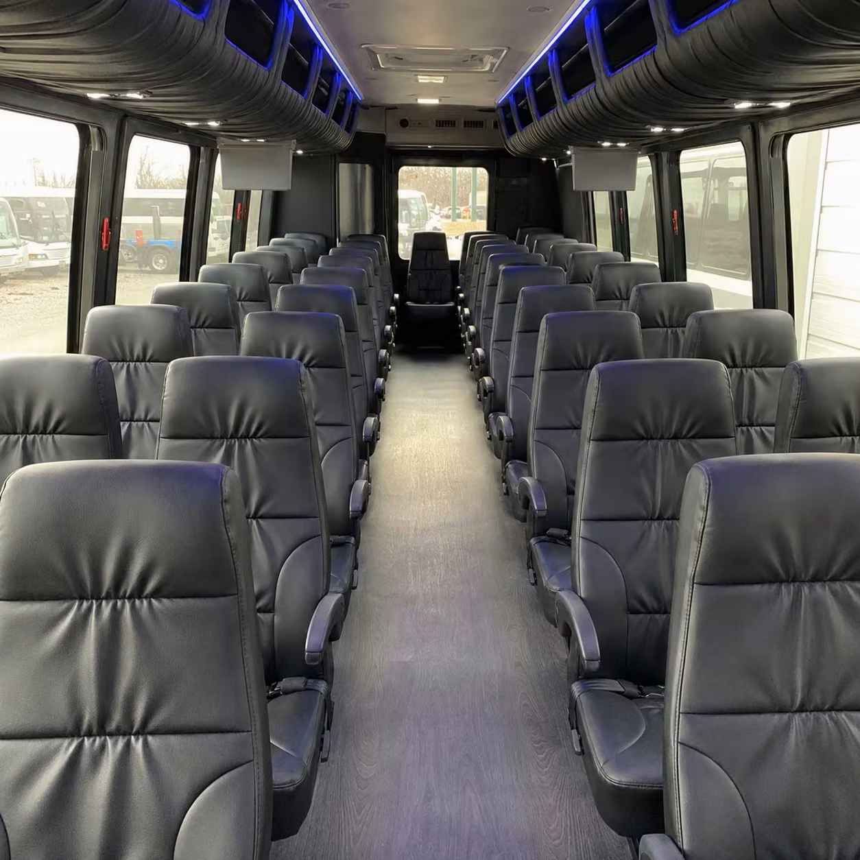 30 passenger minibus interior