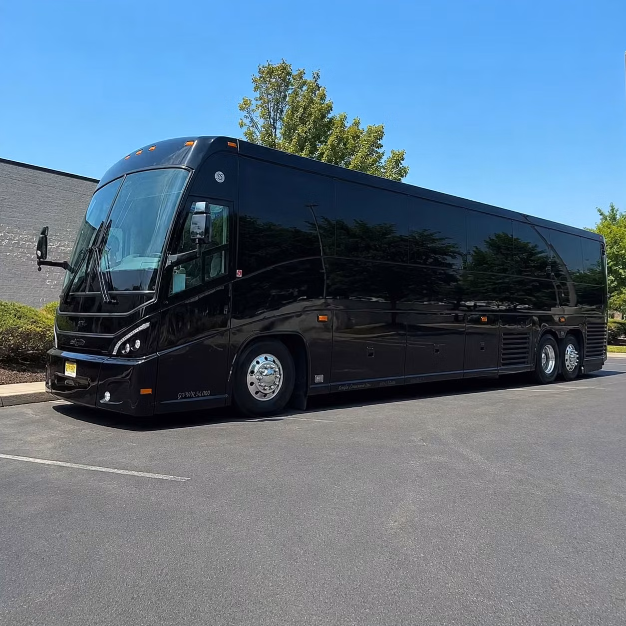 antioch charter bus rental exterior